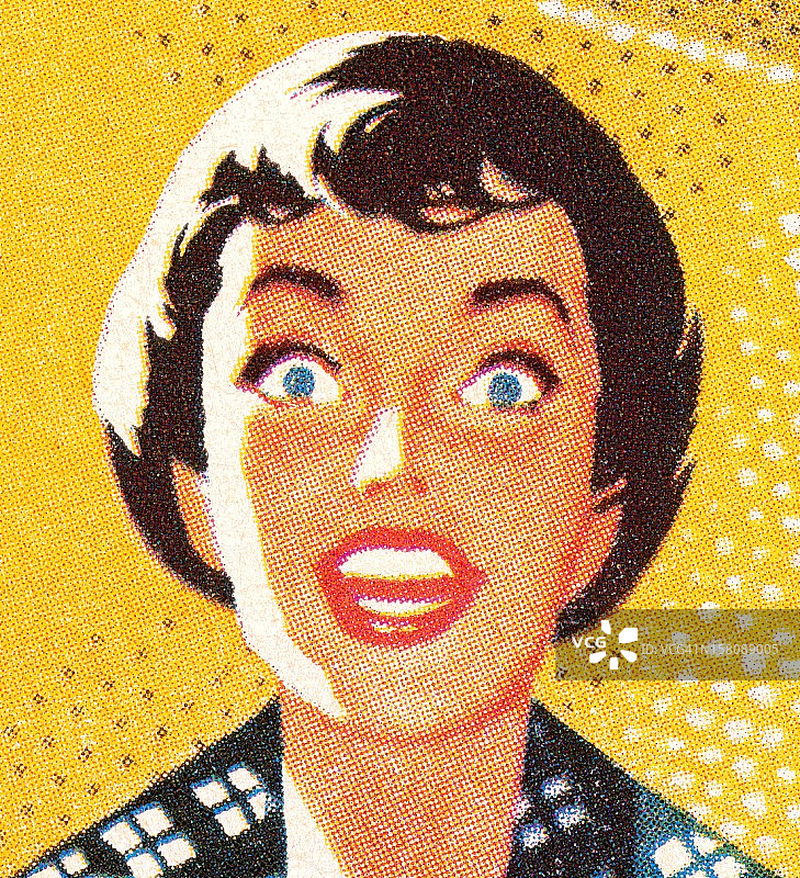 惊讶的女人图片素材