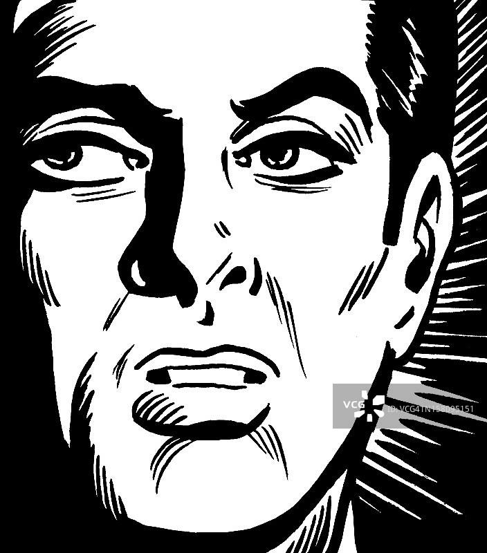 深色头发男人的特写图片素材