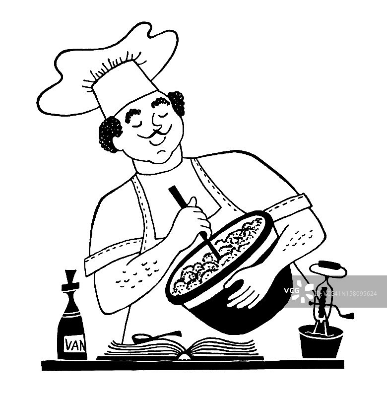 厨师烹饪图片素材