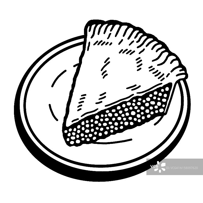 馅饼切片图片素材