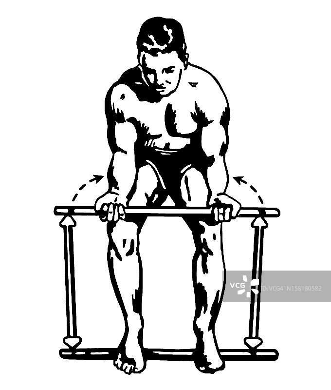 男子正在锻炼图片素材