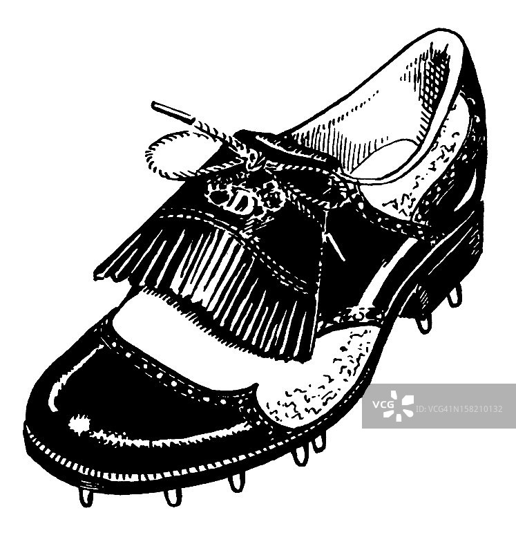 高尔夫球鞋图片素材