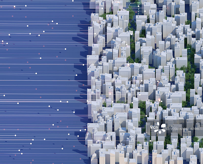 拥有高速互联网的城市图片素材