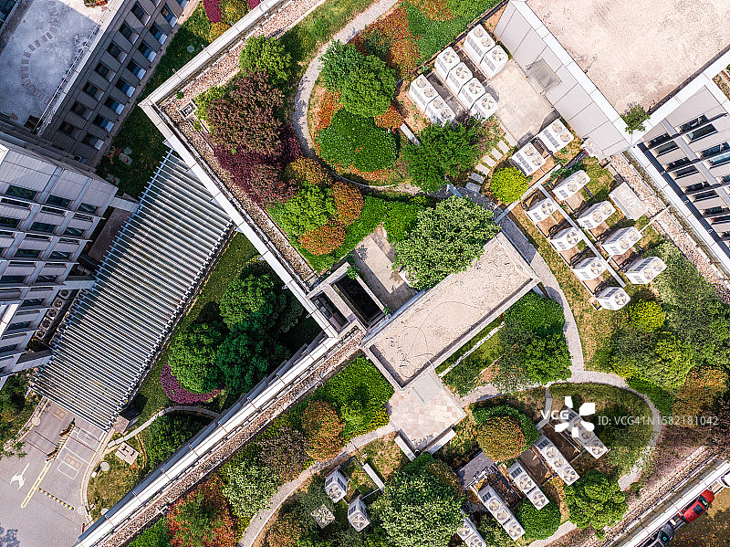 绿色屋顶图片素材