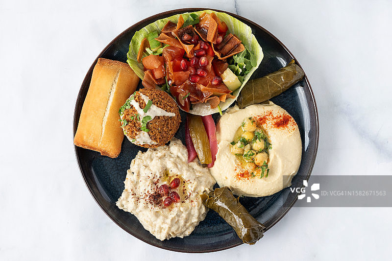 黎巴嫩特色素食碗图片素材