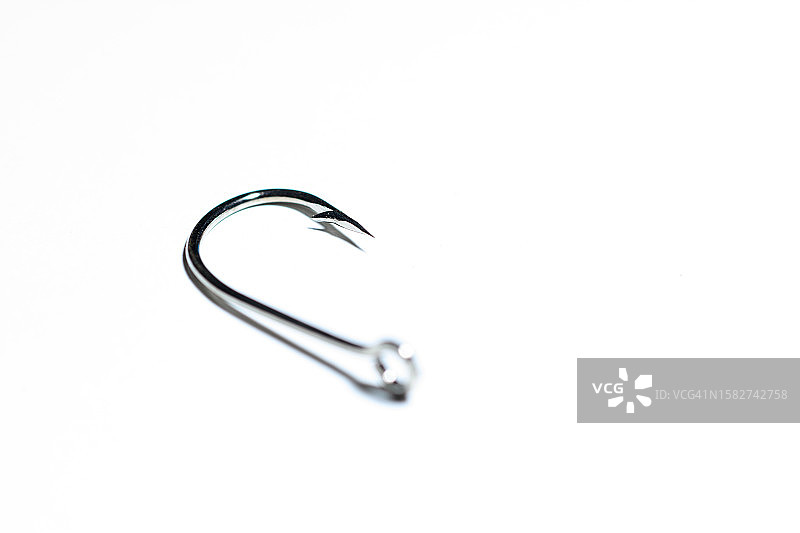 鱼钩的特写镜头图片素材