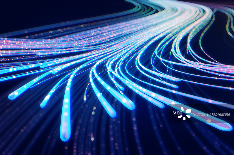 抽象网络与数据速度图片素材