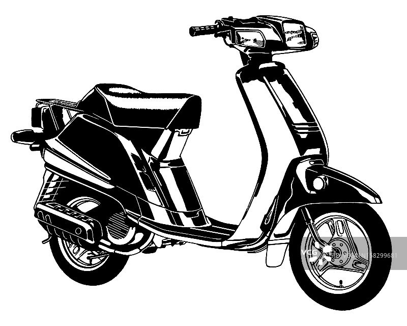 踏板车图片素材