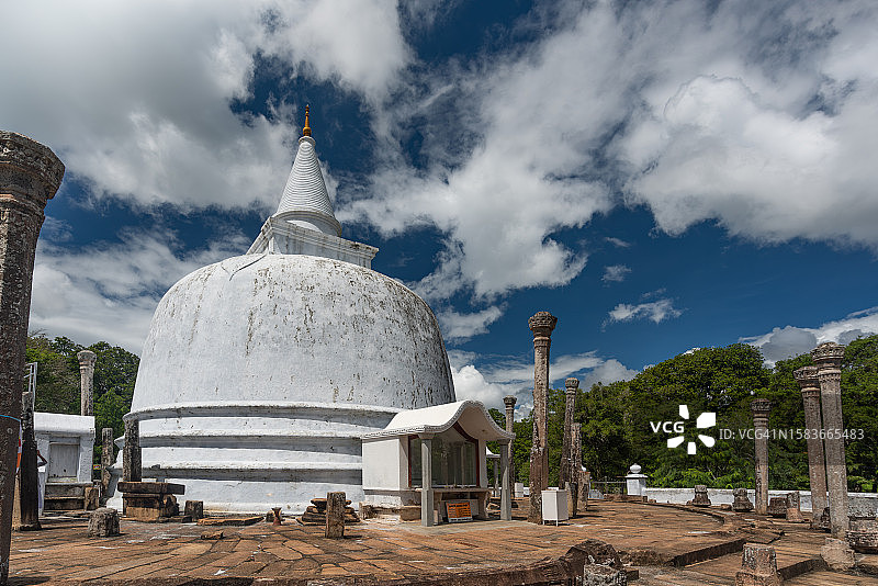 斯里兰卡阿努拉德普勒兰卡拉玛塔佛塔图片素材