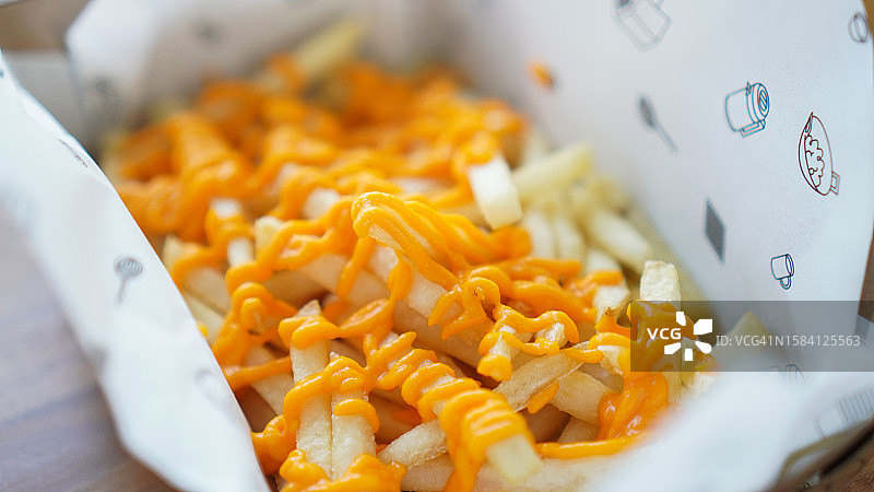 芝士炸薯条图片素材