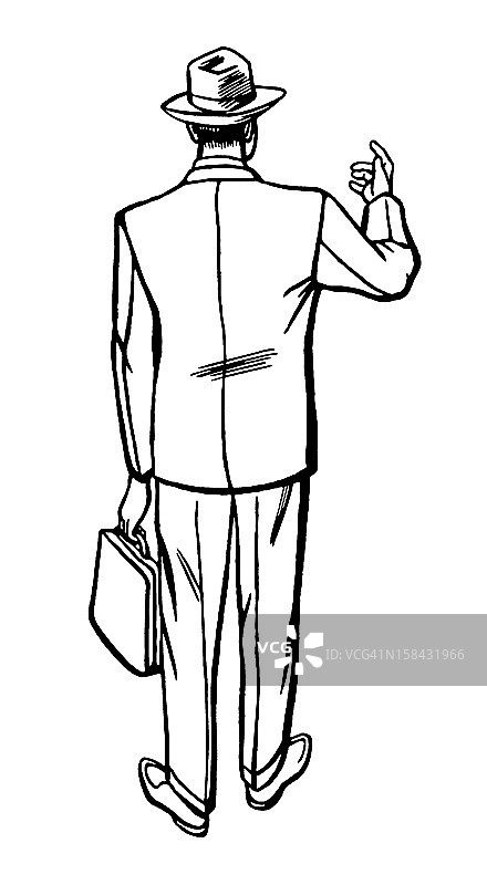 男人的背影图片素材