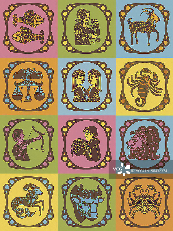 十二生肖符号图片素材