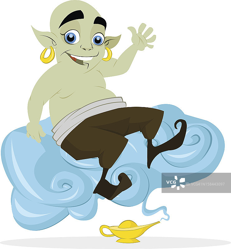 灯神精灵图片素材