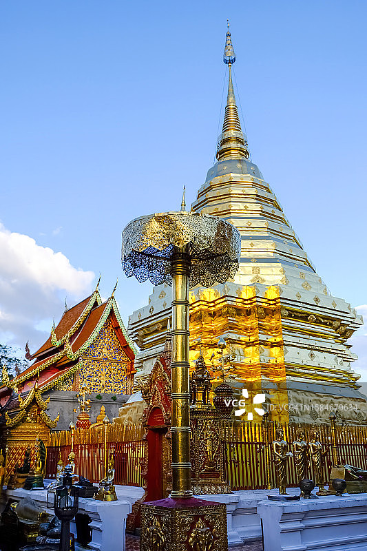 泰国清迈的素贴寺图片素材