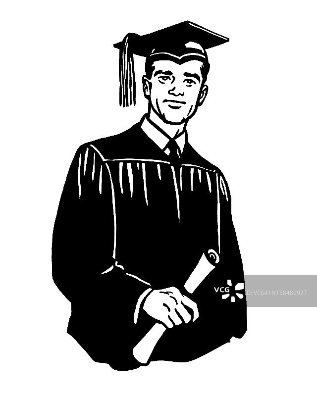 男毕业生图片素材