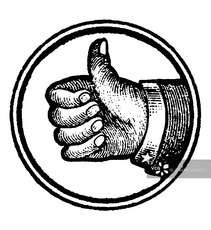 竖起大拇指图片素材