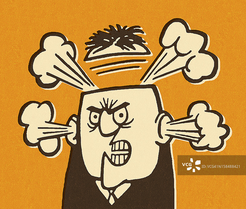 怒气冲冲的男人图片素材