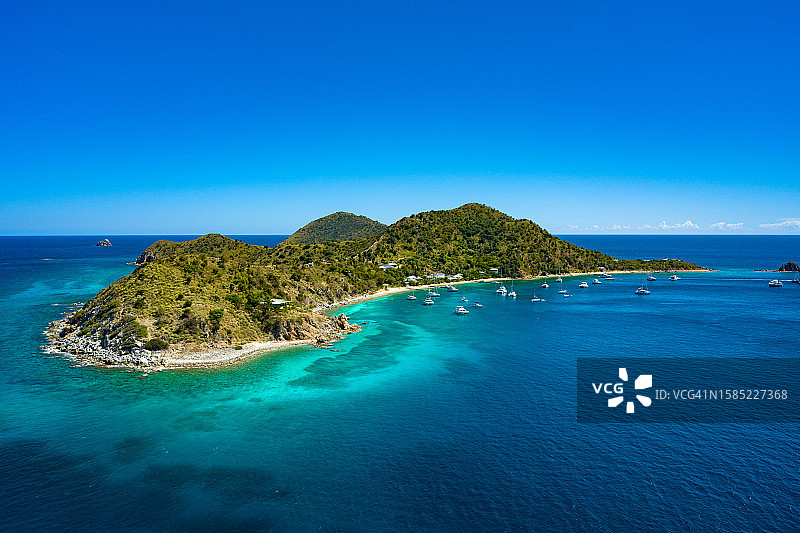 英属维尔京群岛库珀岛图片素材
