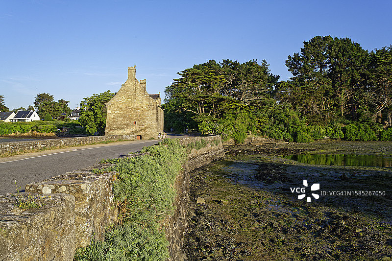 彭卡斯特尔潮汐磨坊图片素材