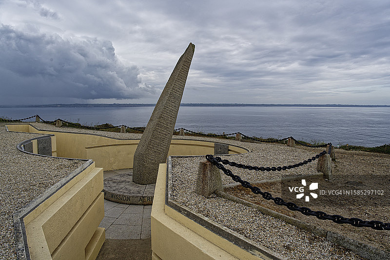 山羊角的海军航空纪念碑图片素材