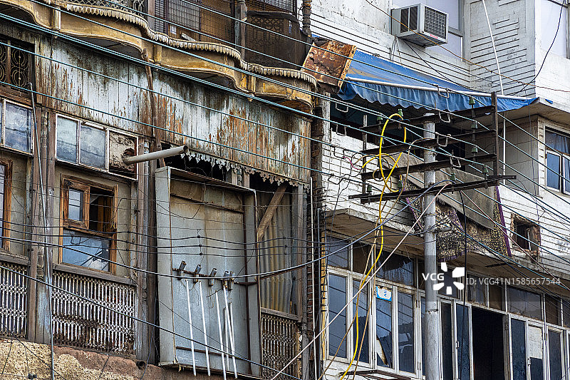 印度德里月光集市图片素材
