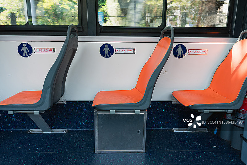 公交车塑料座椅图片素材