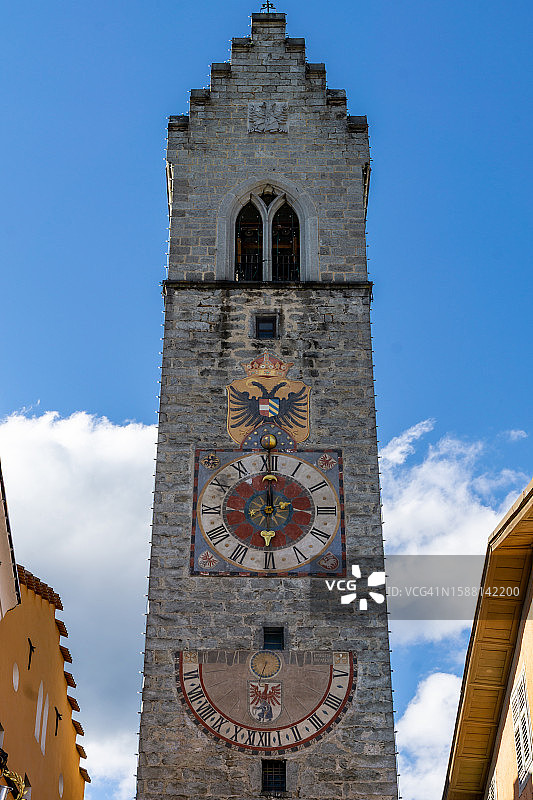 意大利特伦蒂诺-上阿迪杰地区维皮泰诺一瞥图片素材