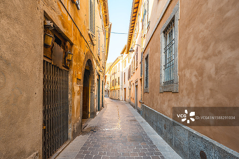 意大利科莫老城区小巷图片素材