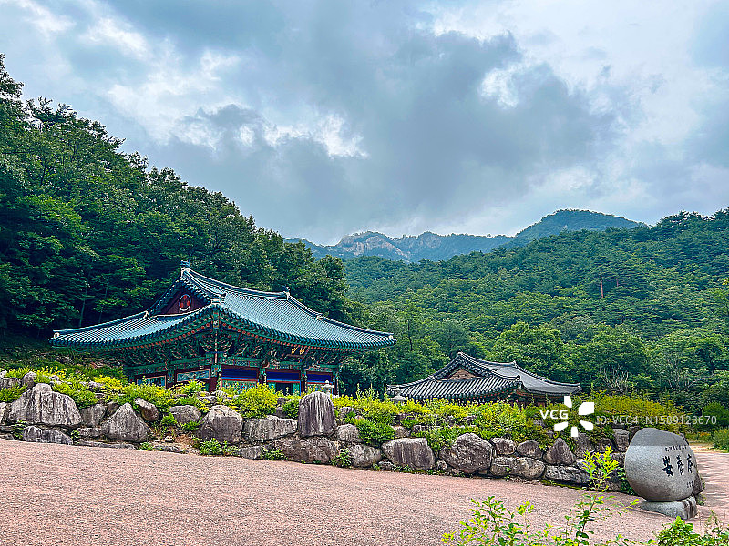 雪岳山国家公园的山脉／韩国图片素材