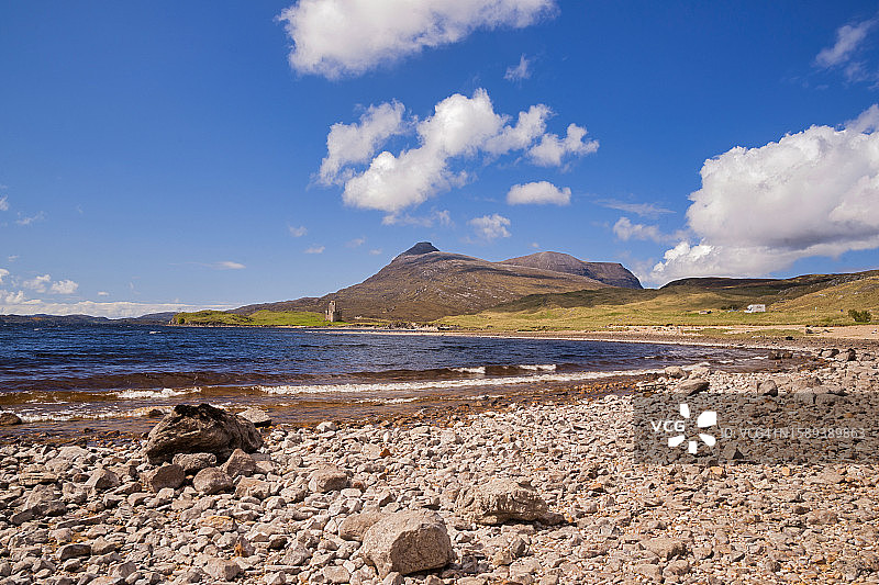 英国苏格兰高地阿德弗雷克城堡图片素材