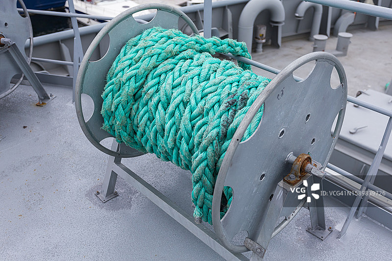 航海缆绳图片素材