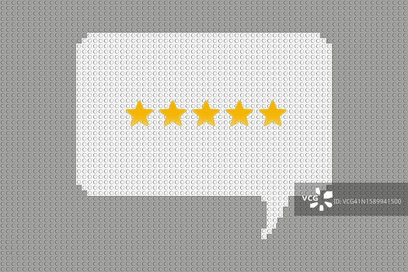 评审、评级满意度概念、客户体验概念、卓越概念、五星、金星图片素材