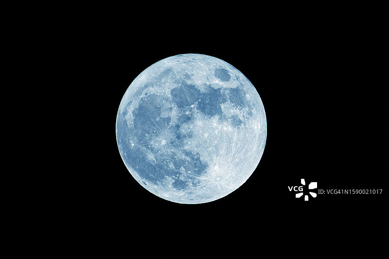 美国满月图片素材