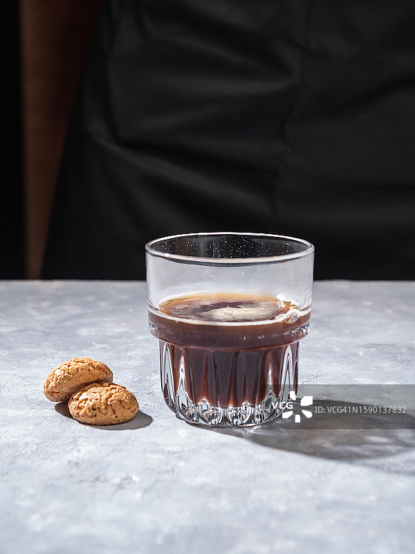 美式咖啡饮品，早餐或咖啡休息时间图片素材