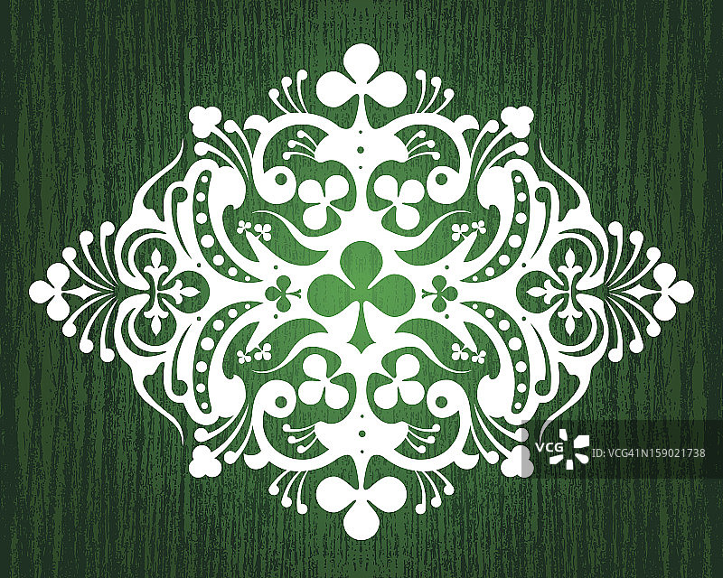 三叶草图案图片素材