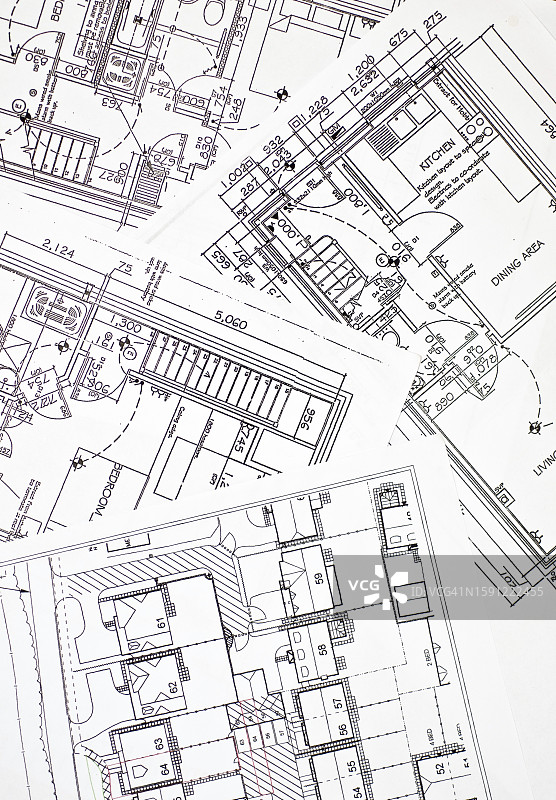 房屋建筑平面图图片素材