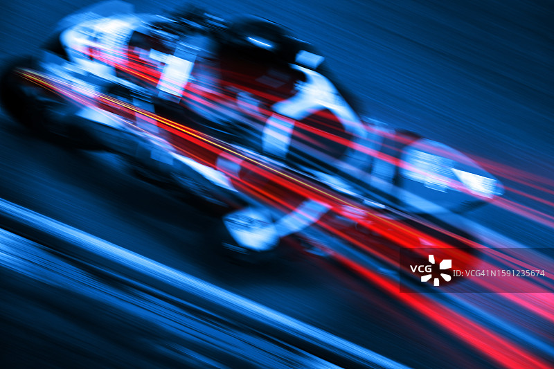 摩托车的动态模糊图片素材