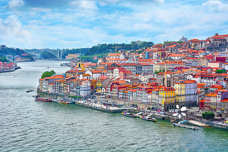 波尔图杜罗河风光图片素材