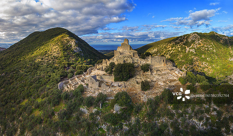 托斯卡纳圣西尔维斯特罗矿业考古公园图片素材