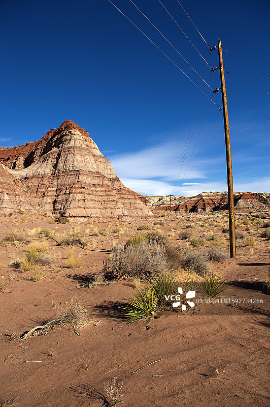 凯帕罗维茨高原大阶梯的沉积岩图片素材