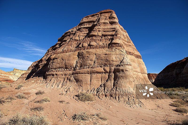 凯帕罗维茨高原大阶梯的沉积岩图片素材