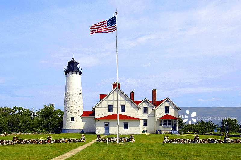 易洛魁角灯塔图片素材