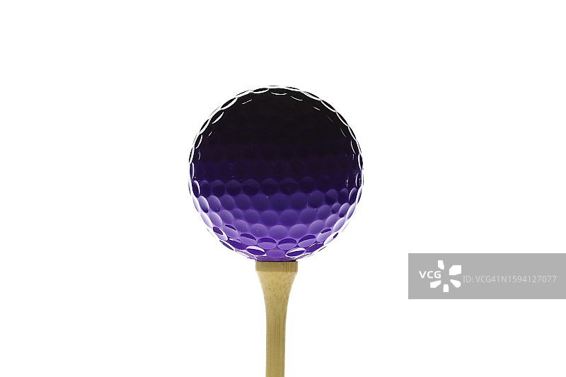 高尔夫球与球座图片素材