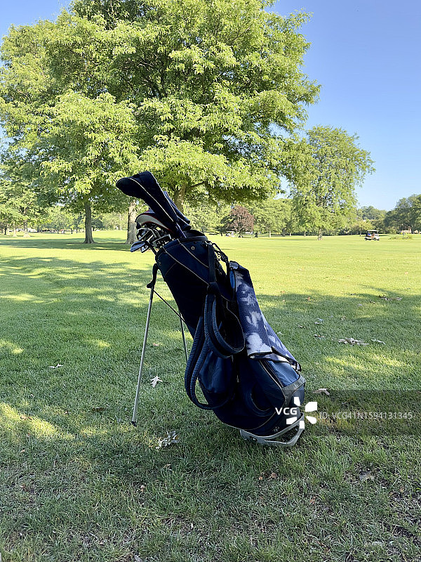 高尔夫球杆包图片素材