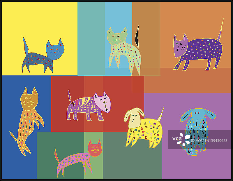 猫和狗图片素材