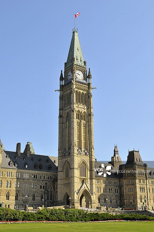 议会山和平塔图片素材