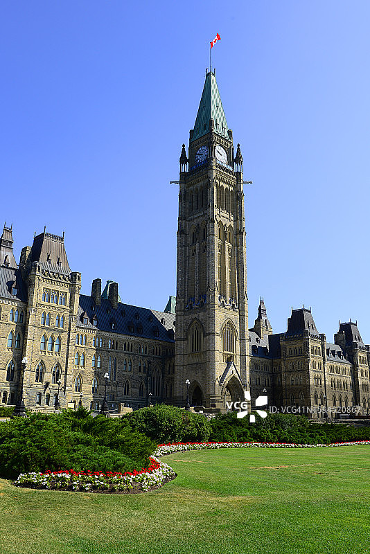 议会山和平塔图片素材