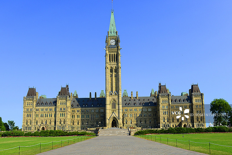 议会山和平塔图片素材