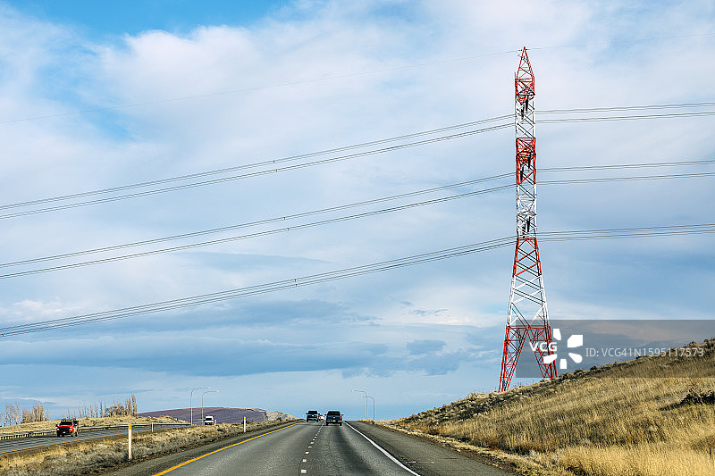 高压输电塔图片素材