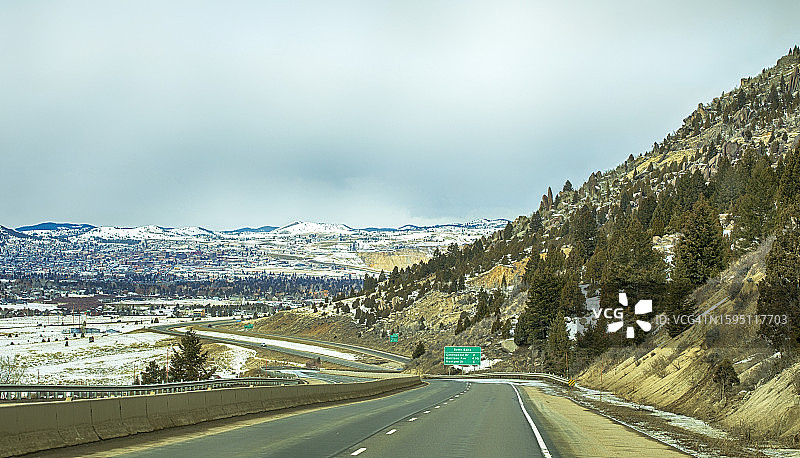 美国蒙大拿州海伦娜市景色图片素材